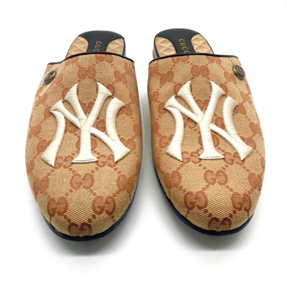 Gucci x NY Yankees GG Slippers Special Edition - Picture 6 of 12